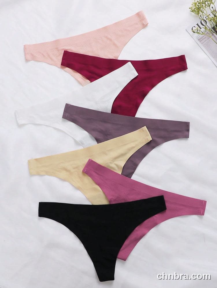 Custom Seamless Breathable Thong 7-Pack Panties – Wholesale Direct from Factory