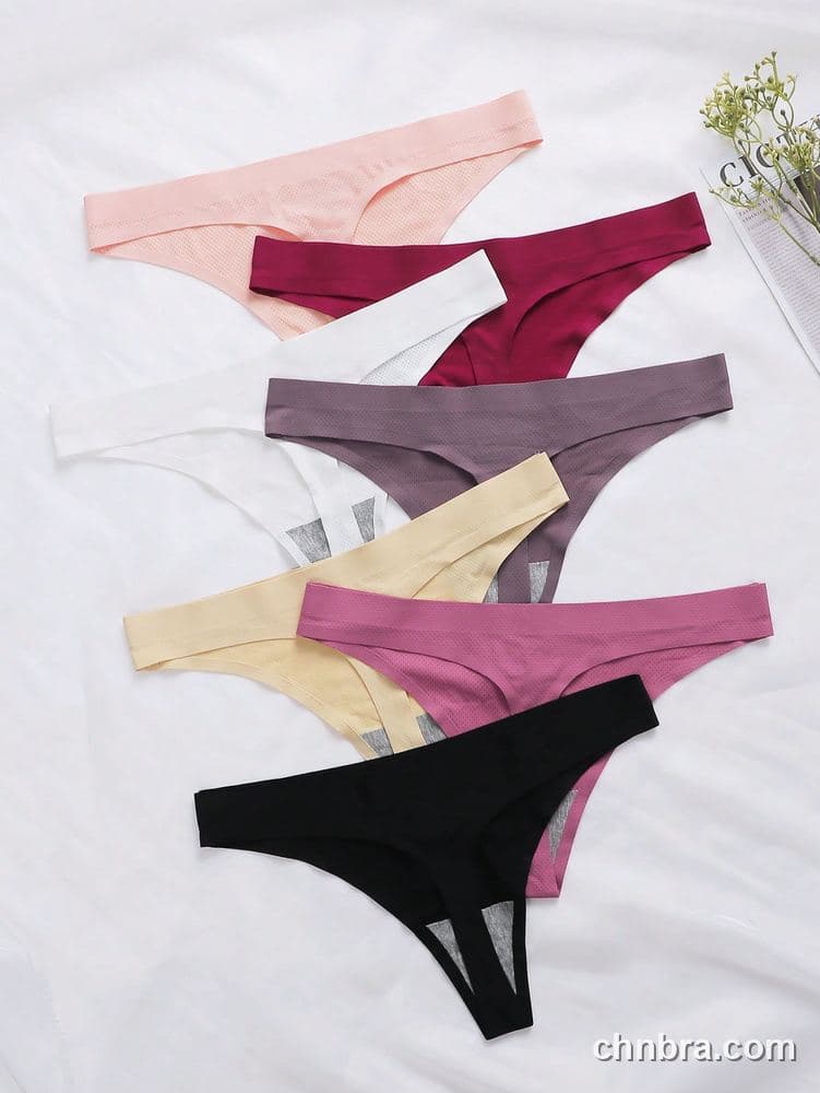 Custom Seamless Breathable Thong 7-Pack Panties – Wholesale Direct from Factory 2