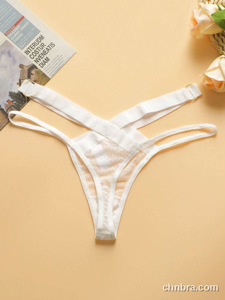 White Sheer Lace G-String – Bulk Wholesale, Lingerie Supplier 2