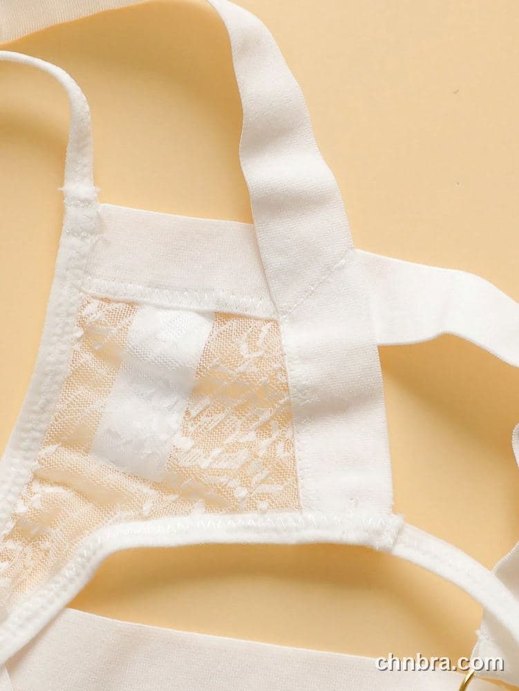 White Sheer Lace G-String – Bulk Wholesale, Lingerie Supplier 3