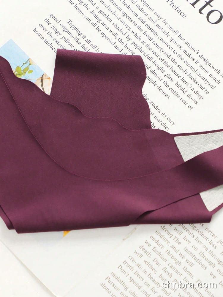 Plum Seamless Scallop-Edge Thong 5-Pack Panties – Factory Wholesale, Nylon Blend 6