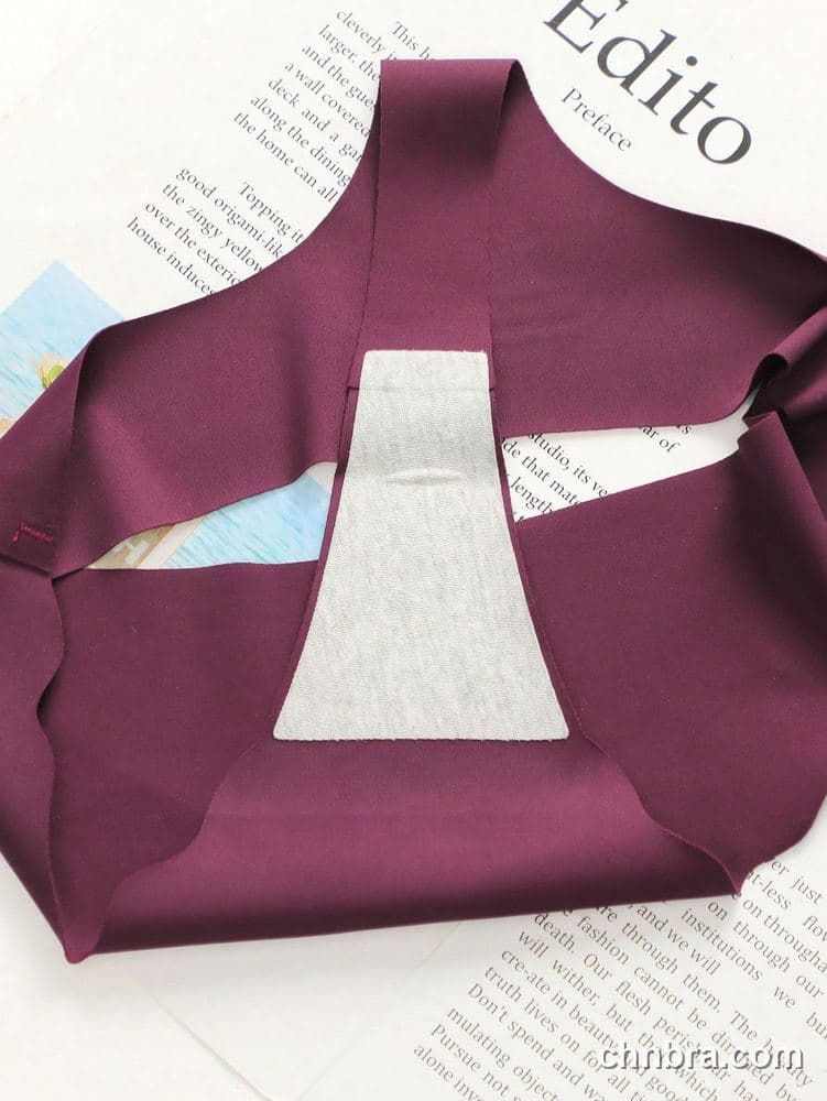 Plum Seamless Scallop-Edge Thong 5-Pack Panties – Factory Wholesale, Nylon Blend 7