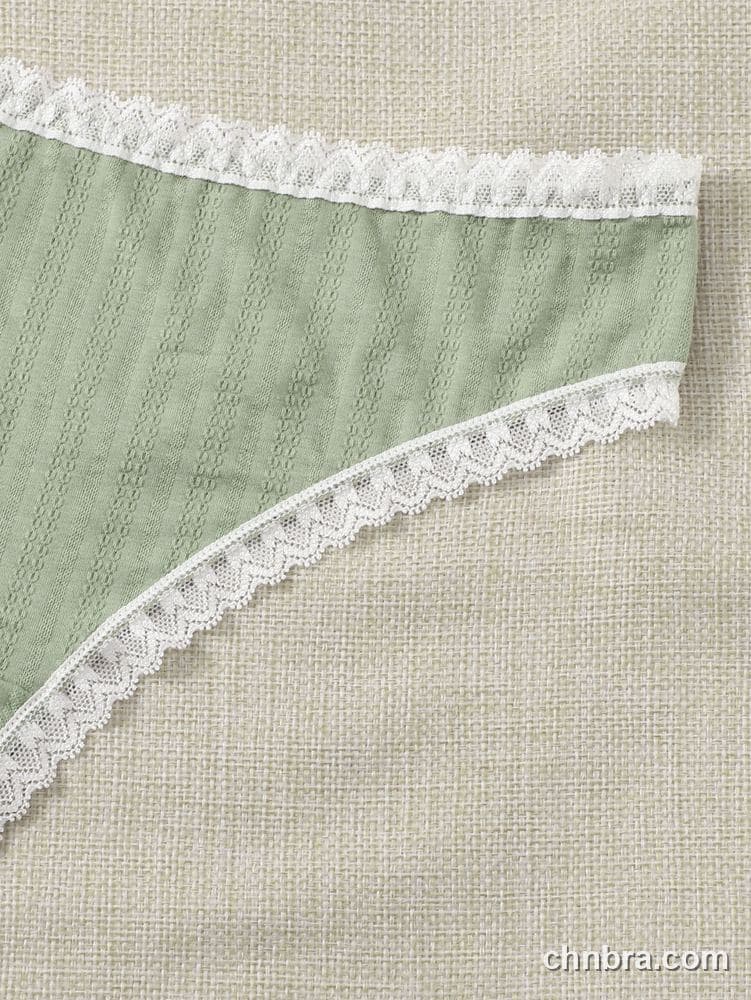 Custom Ribbed Cotton Thong 4-Pack Panties – Wholesale Direct from Factory 4