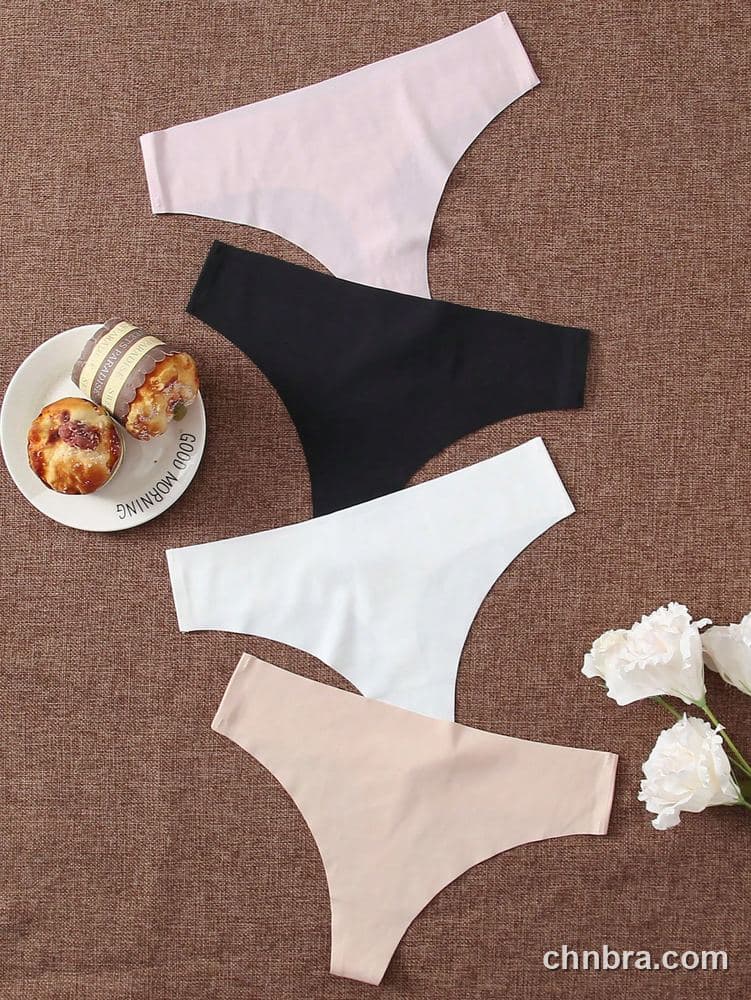 Women's Seamless Smooth Thong 4-Pack Panties – OEM / ODM Underwear Manufacturer