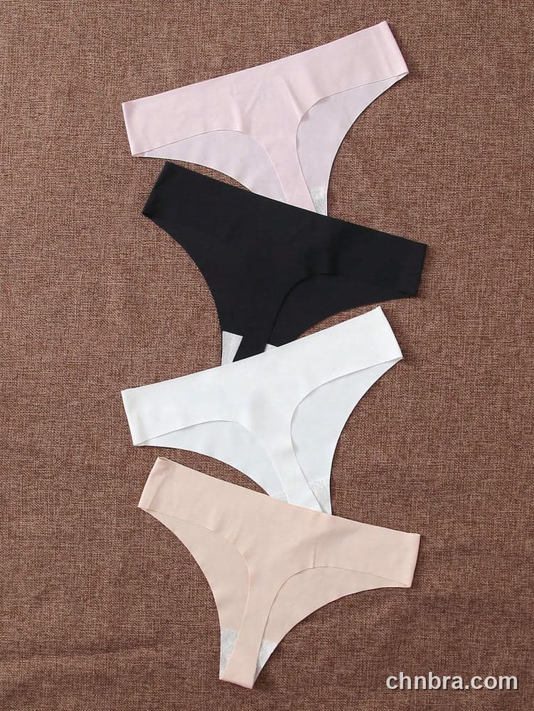 Women's Seamless Smooth Thong 4-Pack Panties – OEM / ODM Underwear Manufacturer 2