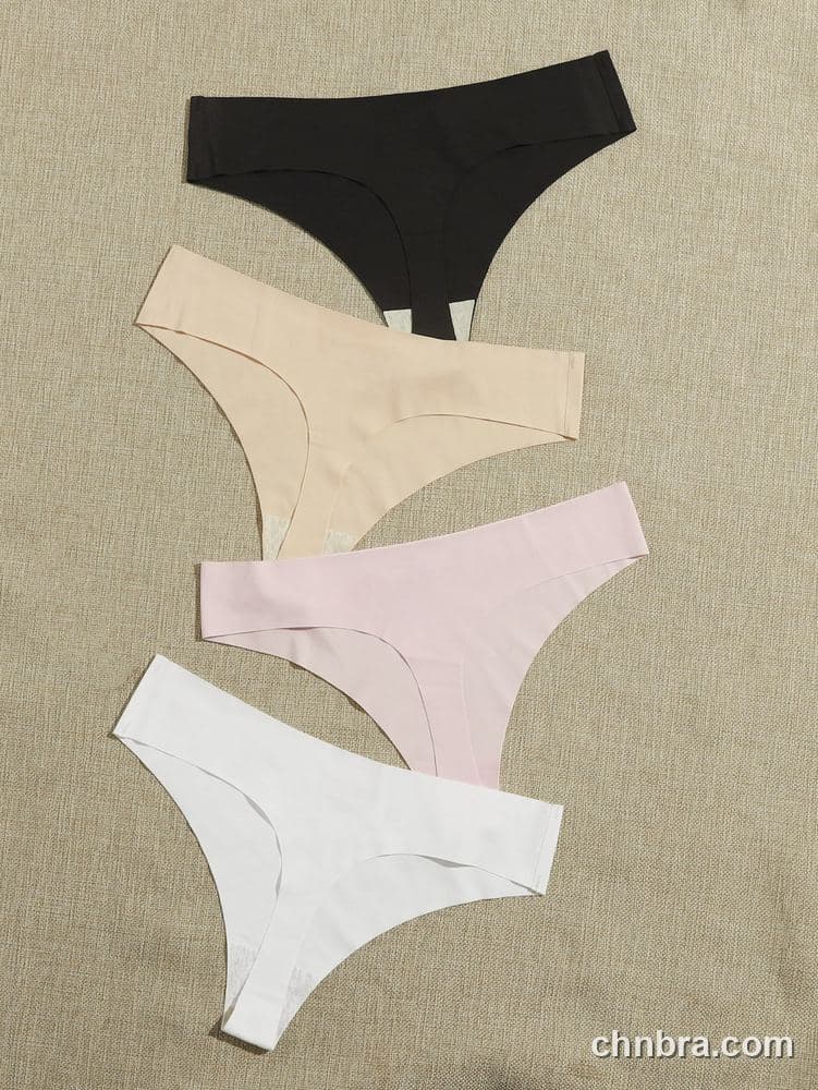 Women's Seamless Smooth Thong 4-Pack Panties – OEM / ODM Underwear Manufacturer 7