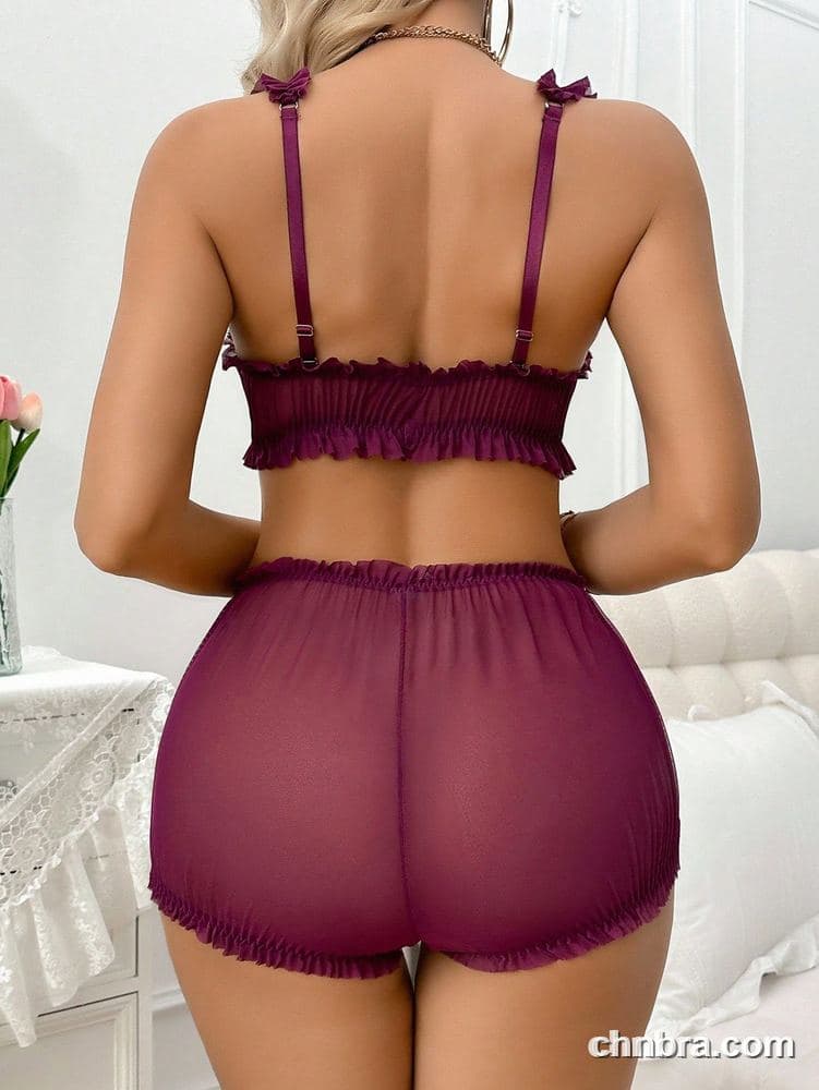 Women Comfortable Unlined Bra Set — Bra and Panty Lingerie – OEM / ODM Manufacturer 23