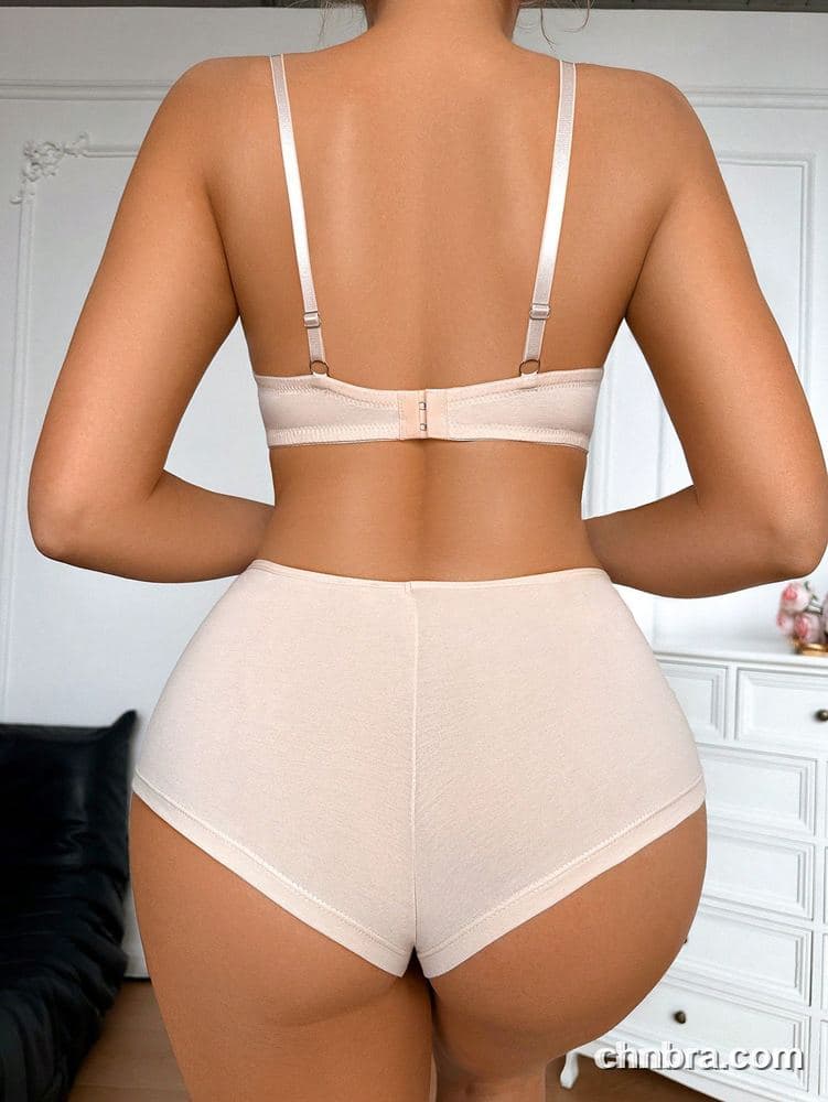 Women Comfortable Unlined Bra Set — Bra and Panty Lingerie – OEM / ODM Manufacturer 2