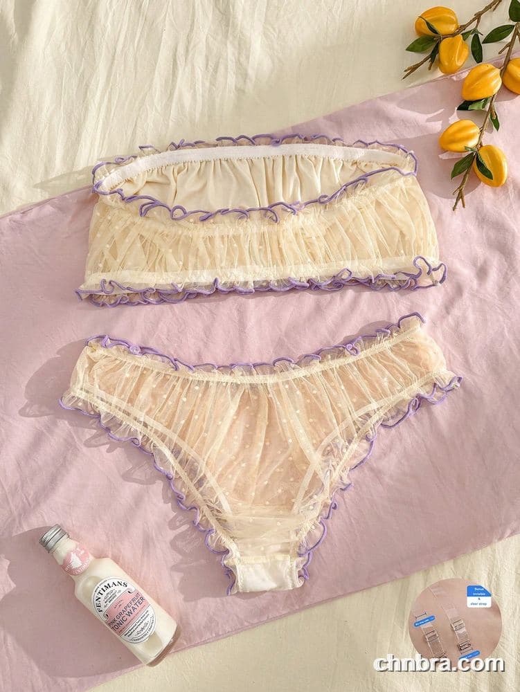 Women's Unlined Bra and Panty Lingerie Set – Custom Wholesale Factory 7