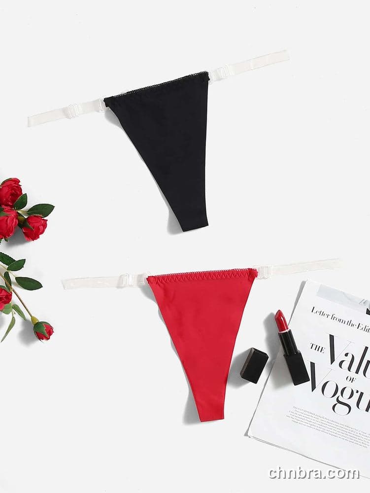 Women's Black Seamless G-String – Wholesale Panties Manufacturing Factory