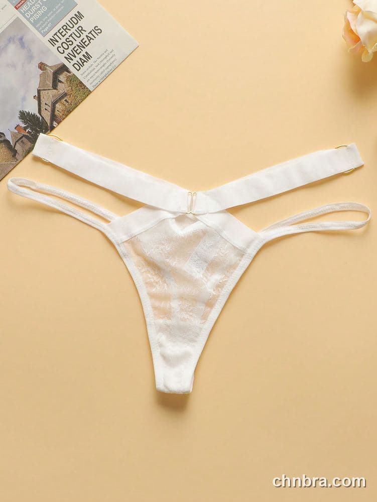 White Sheer Lace G-String – Bulk Wholesale, Lingerie Supplier