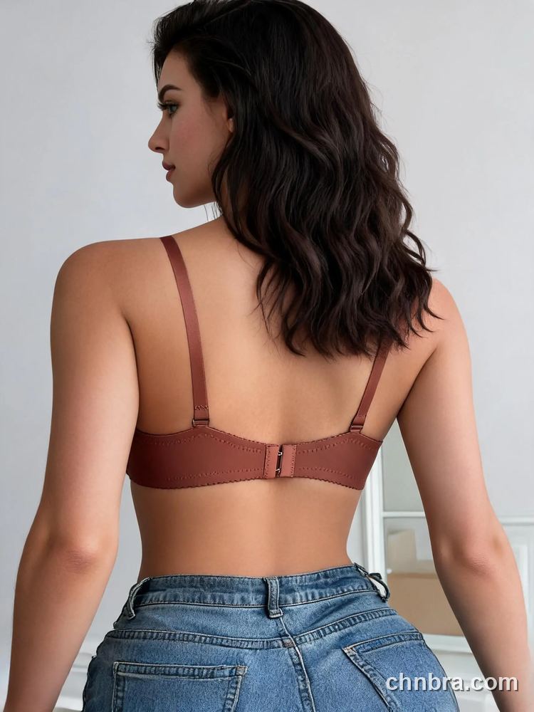 Balconette Bra with Scalloped Lace Trim & Bow, Underwire – Wholesale Balconette Bra Manufacturing Factory 11