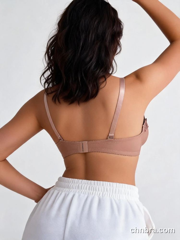 Balconette Bra with Scalloped Lace Trim & Bow, Underwire – Wholesale Balconette Bra Manufacturing Factory 25