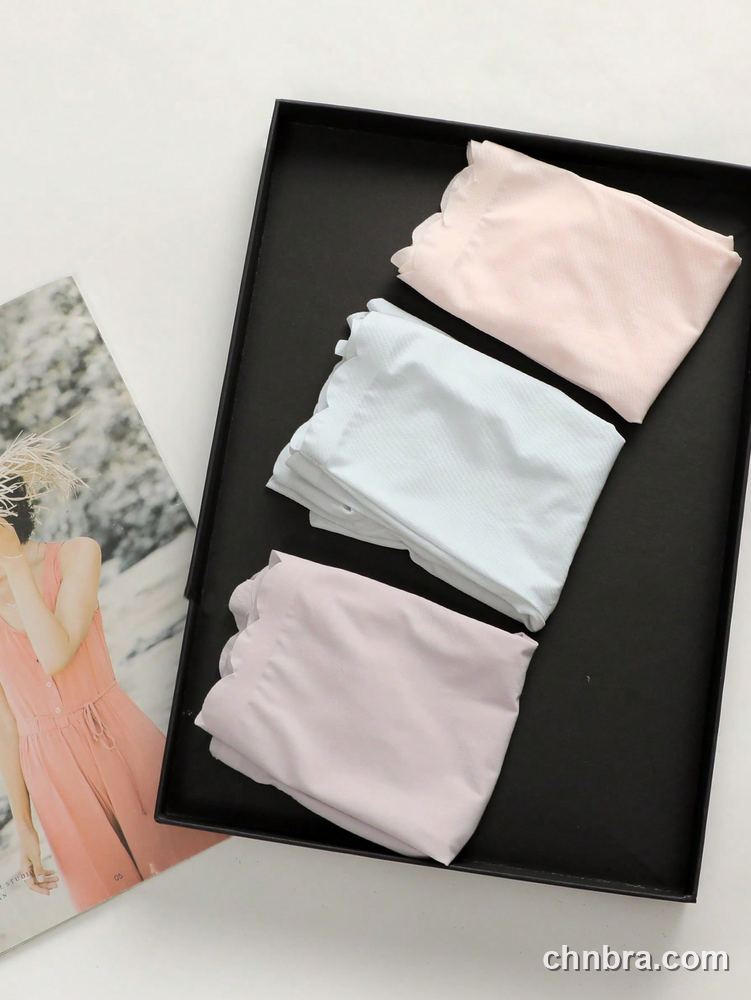 Wholesale Women's Pastel Seamless Scallop-Edge Boxer Briefs 3-Pack – Direct Factory 6
