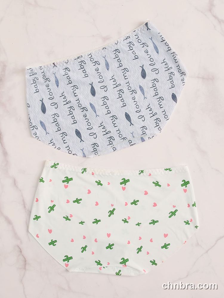 Wholesale Women's Seamless Printed Mid-Rise Briefs 2-Pack – Direct Factory 2