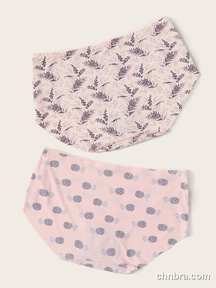 Wholesale Women's Seamless Printed Mid-Rise Briefs 2-Pack – Direct Factory 7