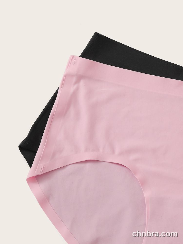 Women's Black Seamless Mid-Rise Briefs 3-Pack – OEM / ODM Underwear Manufacturer 5