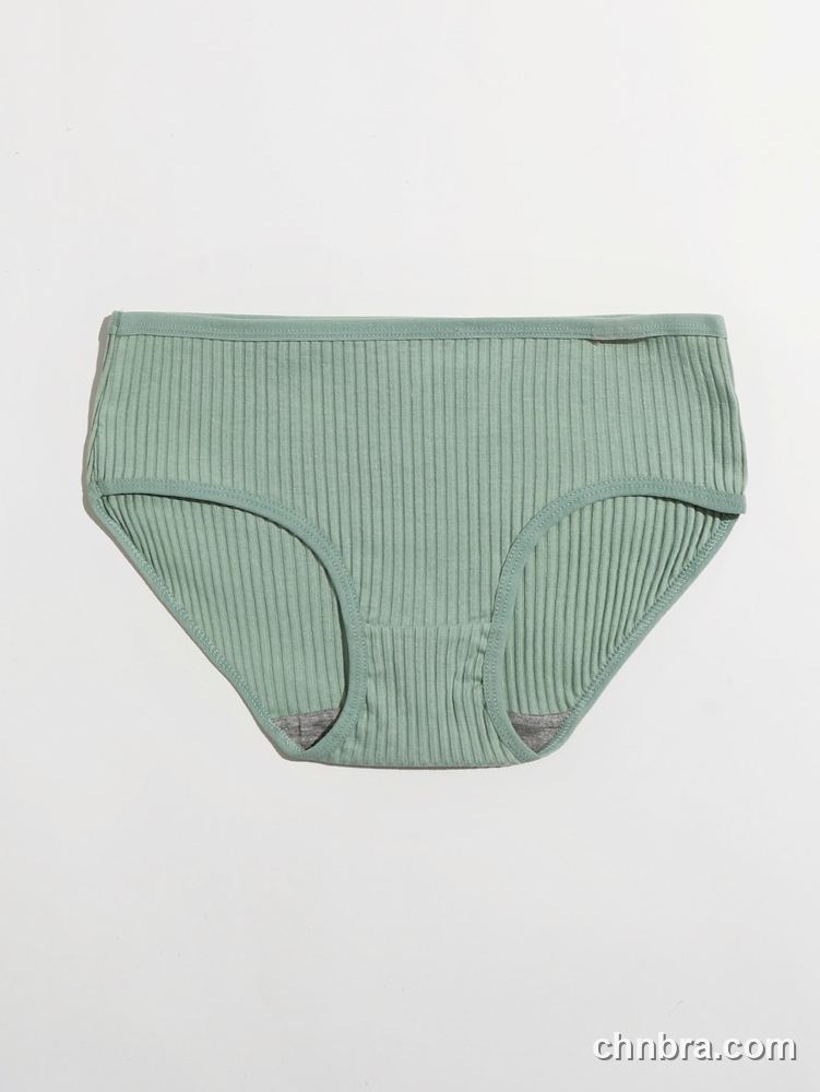 Women's Cream Ribbed Cotton Briefs – Wholesale Panties Manufacturing Factory 19