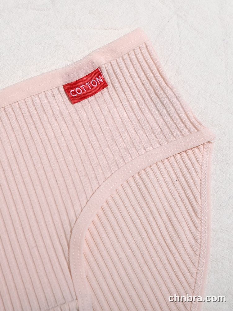 Women's Cream Ribbed Cotton Briefs – Wholesale Panties Manufacturing Factory 23