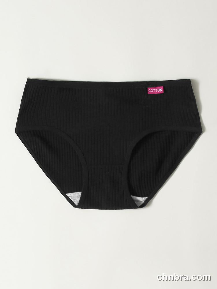 Women's Cream Ribbed Cotton Briefs – Wholesale Panties Manufacturing Factory 8