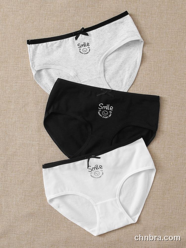 Custom Gray Cotton Briefs 3-Pack – Wholesale Direct from Factory 4