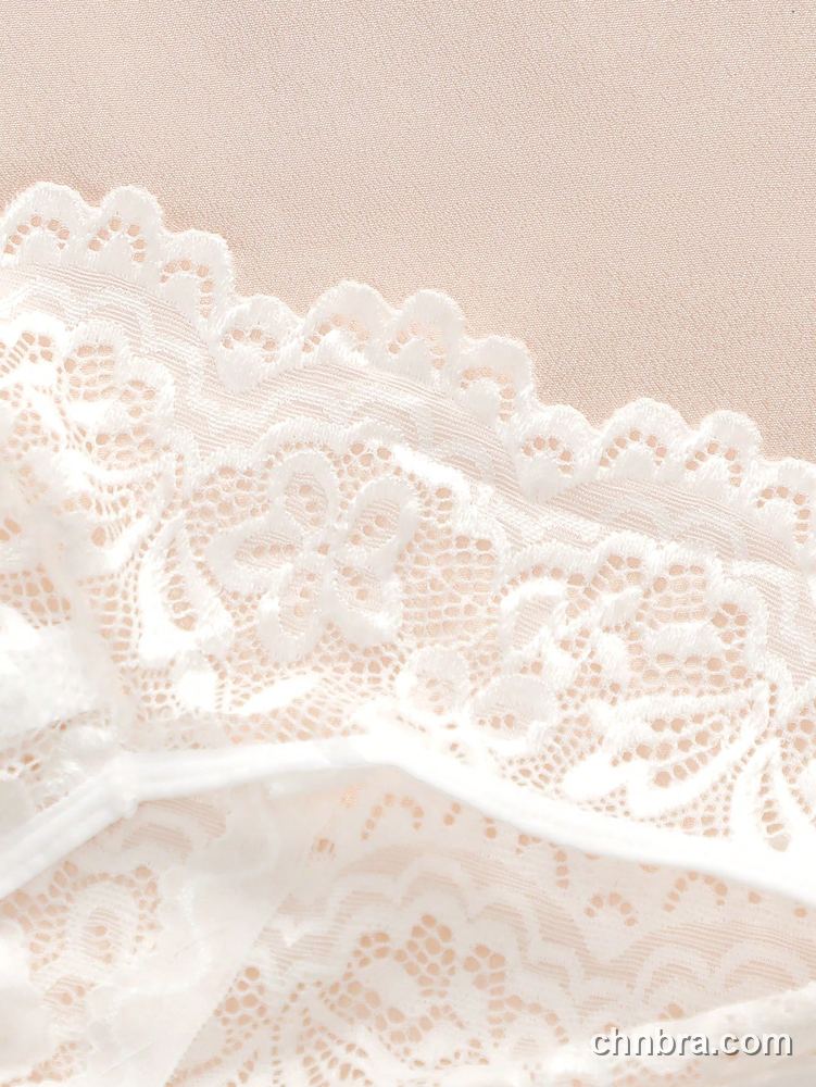 Women's White Scallop Lace Cheeky Panties – Wholesale Panties Manufacturing Factory 4