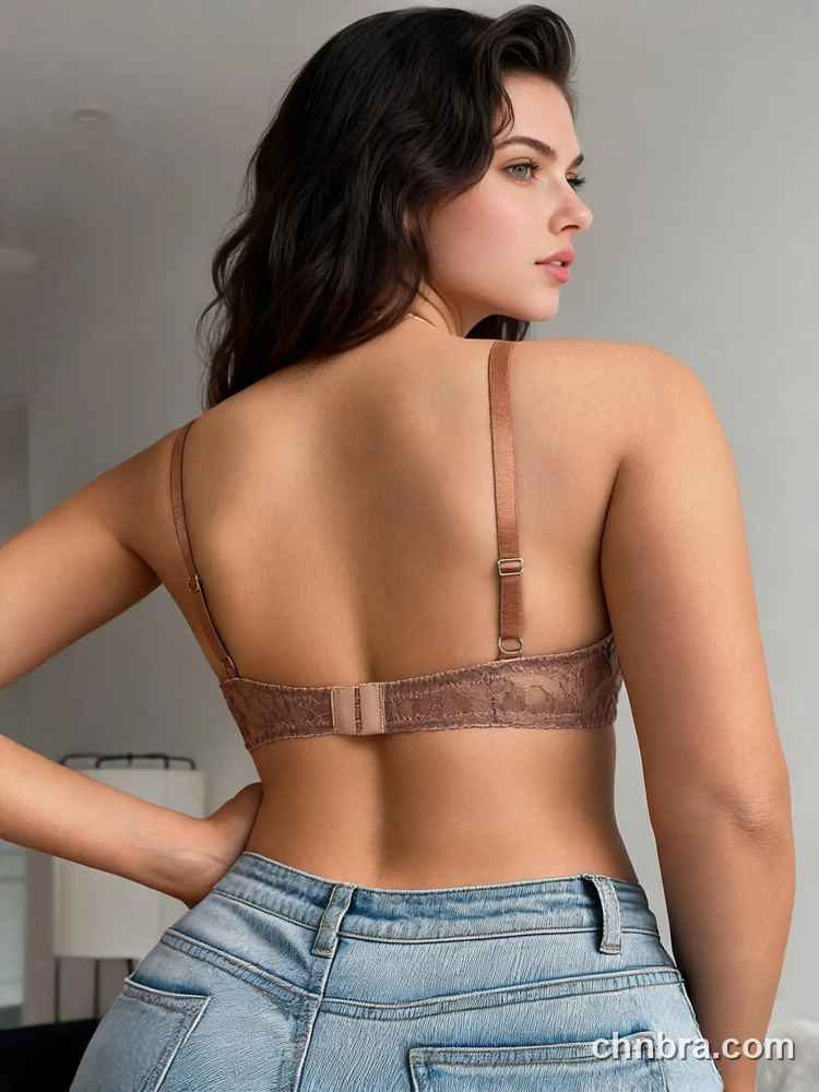 Sheer Floral Lace Demi Bra, Breathable Underwire Bra – Wholesale Demi Cup Bra Manufacturing Factory 15