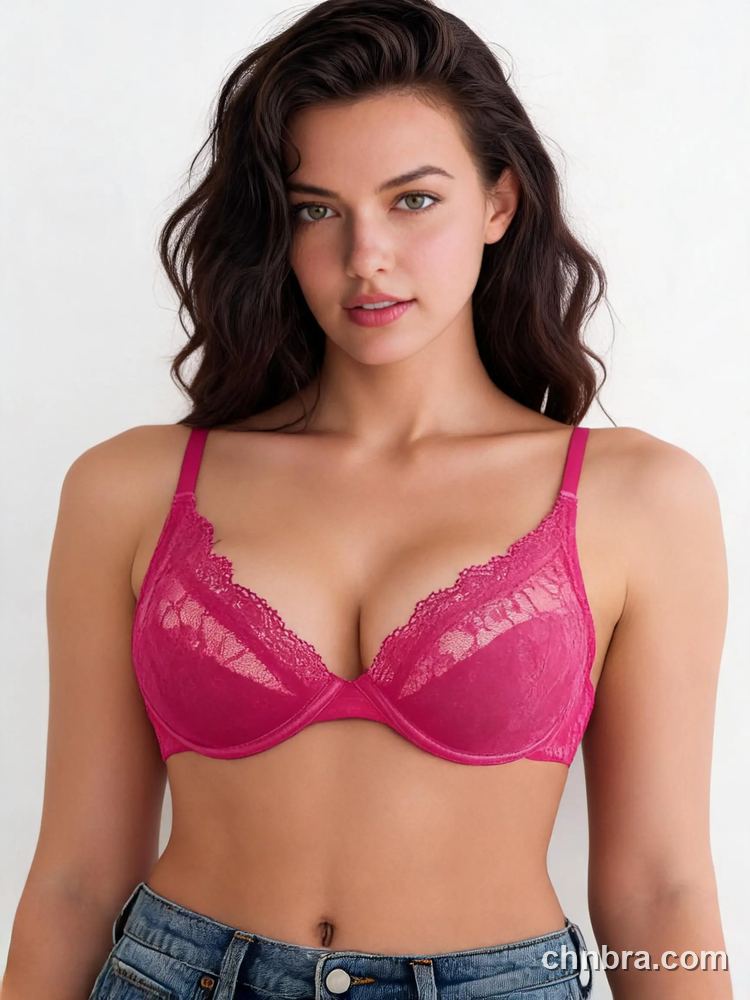 Sheer Floral Lace Demi Bra, Breathable Underwire Bra – Wholesale Demi Cup Bra Manufacturing Factory 44