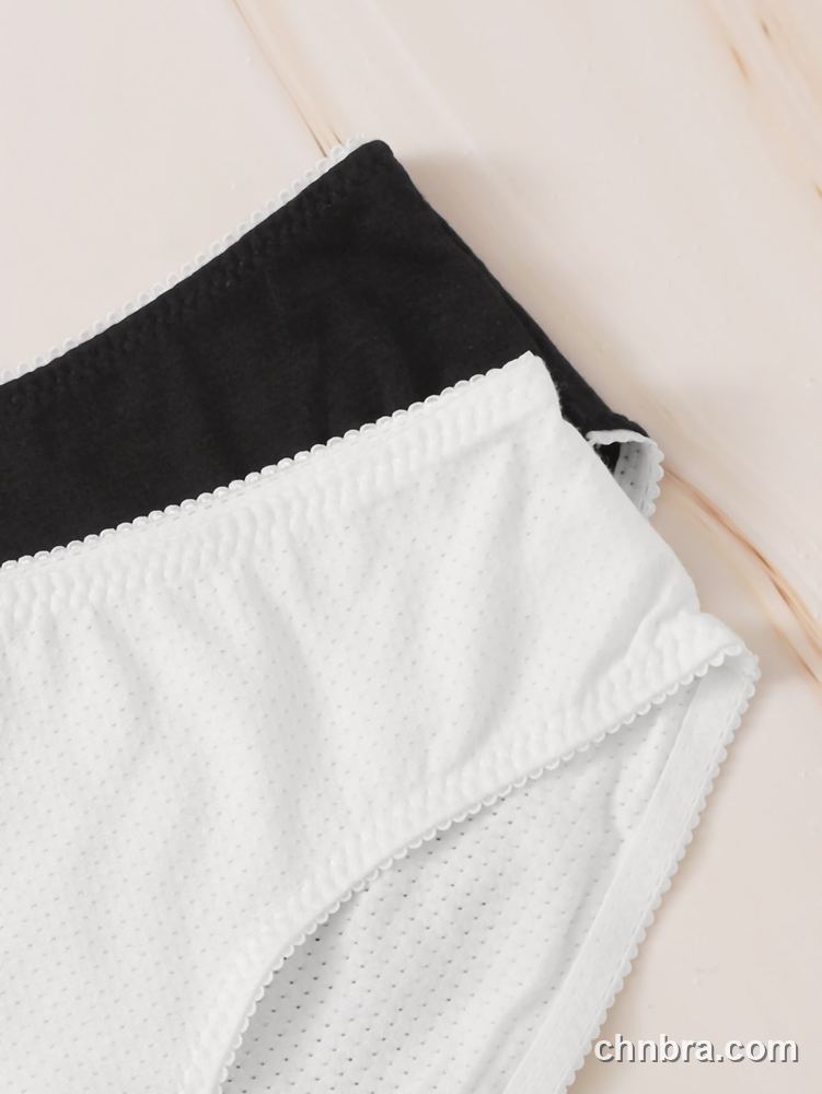 Custom Black Cotton Hipster Panties 3-Pack – Wholesale Direct from Factory 4