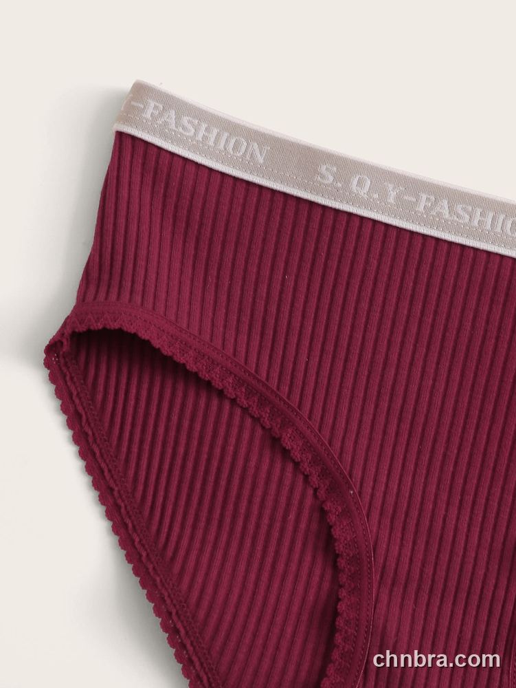 Custom Black Ribbed Hipster Panties 3-Pack – Wholesale Direct from Factory 5