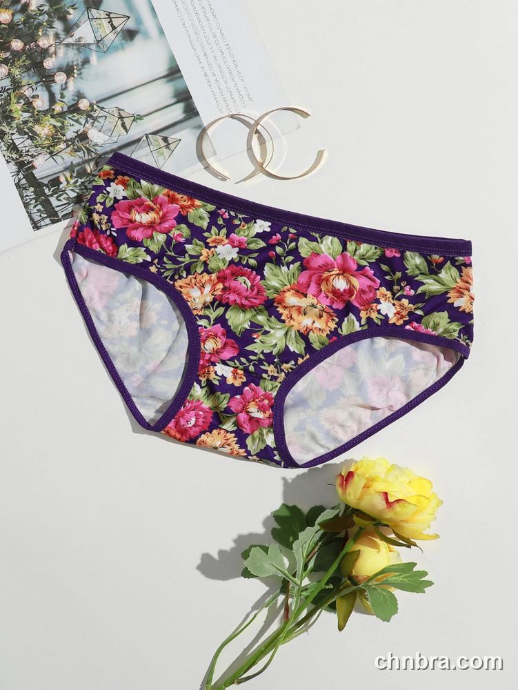Wholesale Women's Black Floral Print Hipster Panties – Direct Factory 6