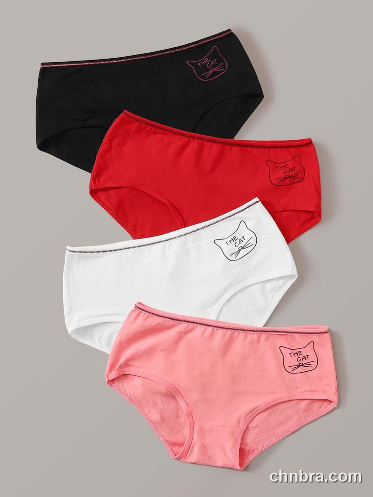 Black Cotton Hipster Panties 4-Pack – Bulk Wholesale, Lingerie Supplier 3