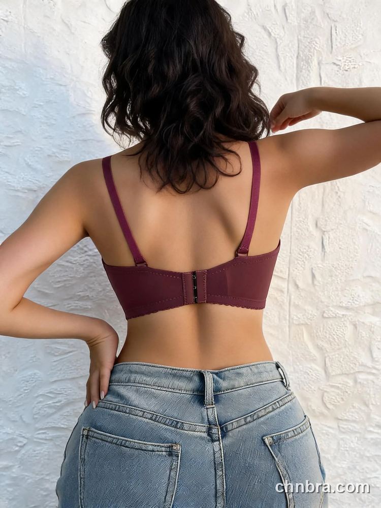 Wholesale Smooth Push Up Longline Bra, Seamed Band – OEM / ODM Lingerie Manufacturer 5