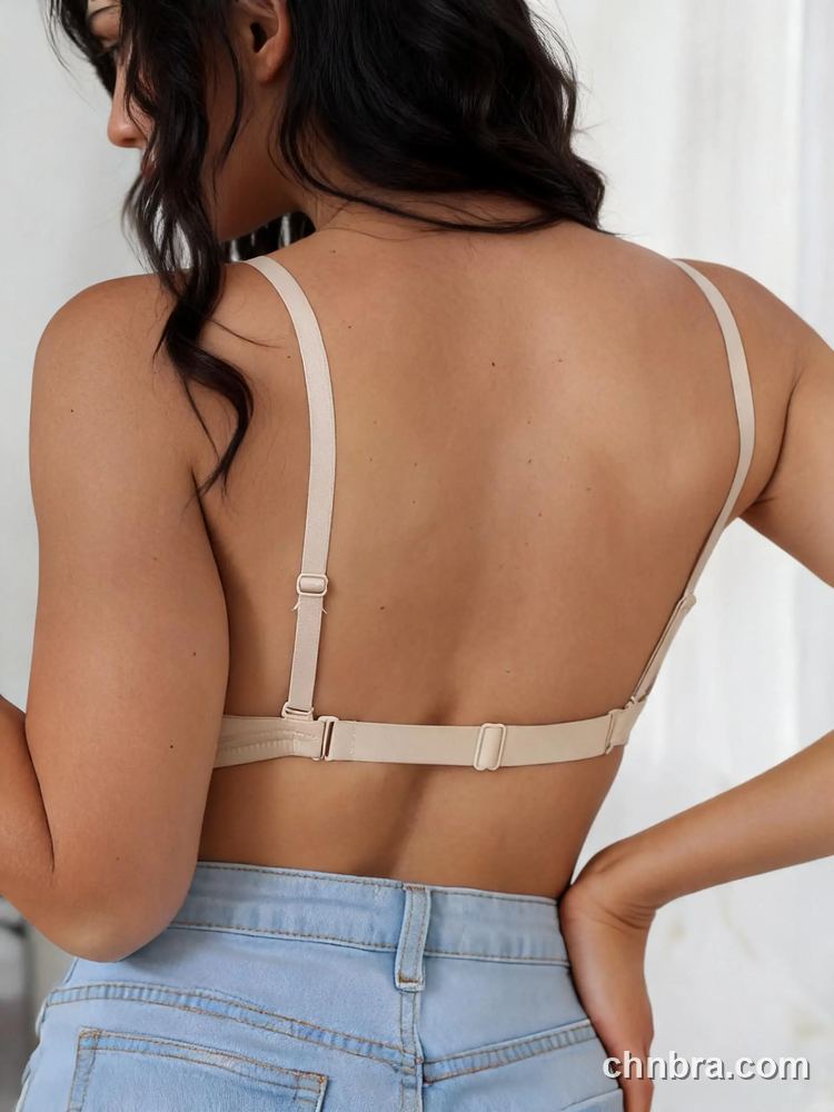 Custom Convertible Strap Plunge Push-Up Bra, U-Shaped Deep V Underwire Bra – Wholesale Direct from China Factory 6