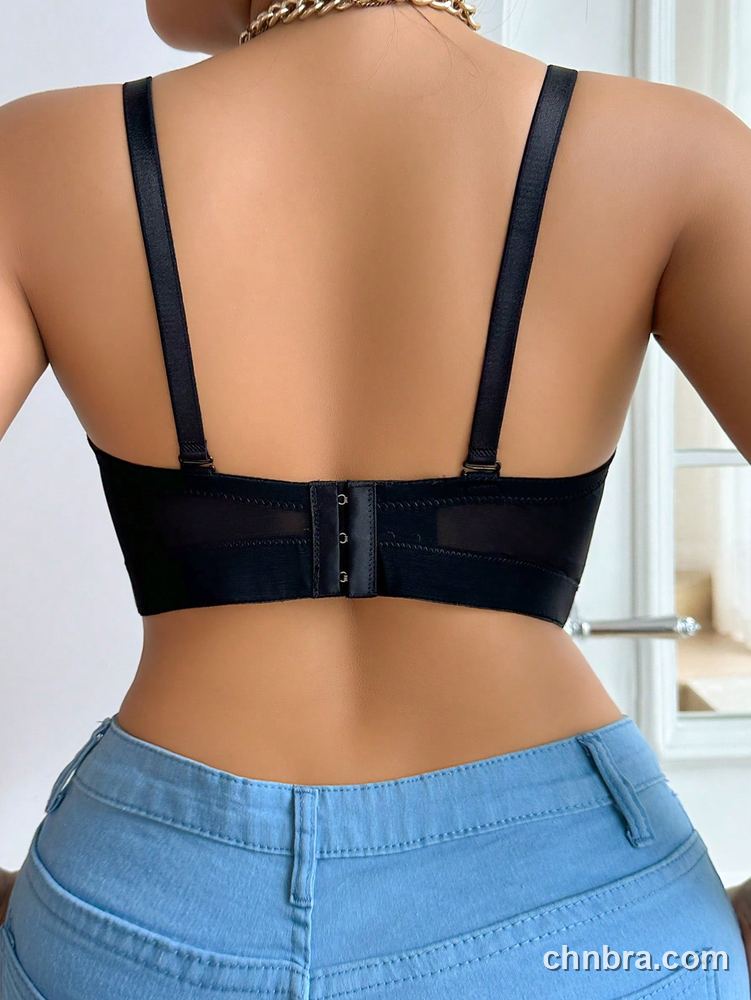 Wholesale Plus Size Black Smooth Molded Balconette Bra – Direct Factory 2