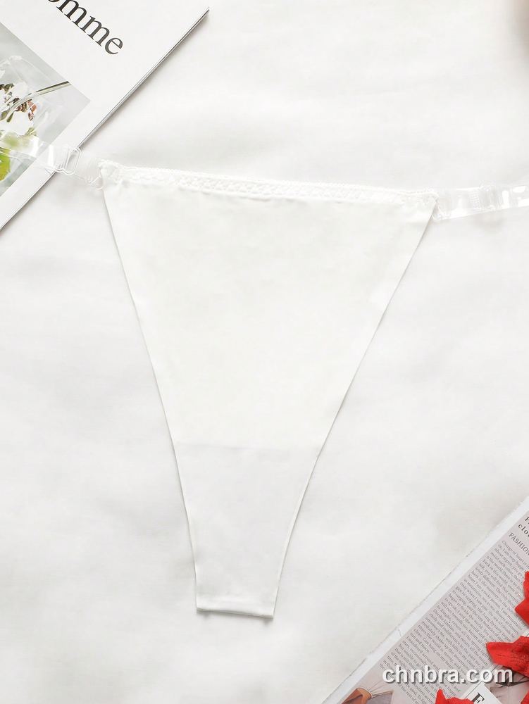 Plus Size Invisible Clear-Strap Thong 3-Pack – OEM / ODM Panty Manufacturer 5