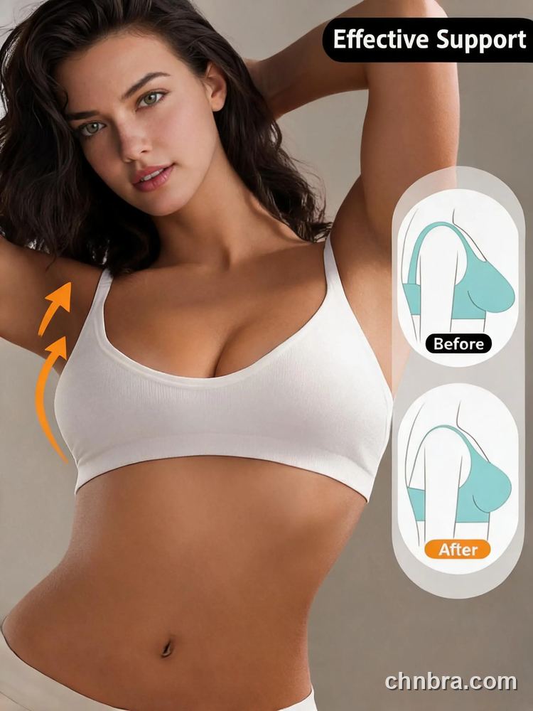 Seamless V-Neck Wireless Bralette, Elastic Hem for Sports & Daily Wear – OEM / ODM Seamless Bra Manufacturer 58