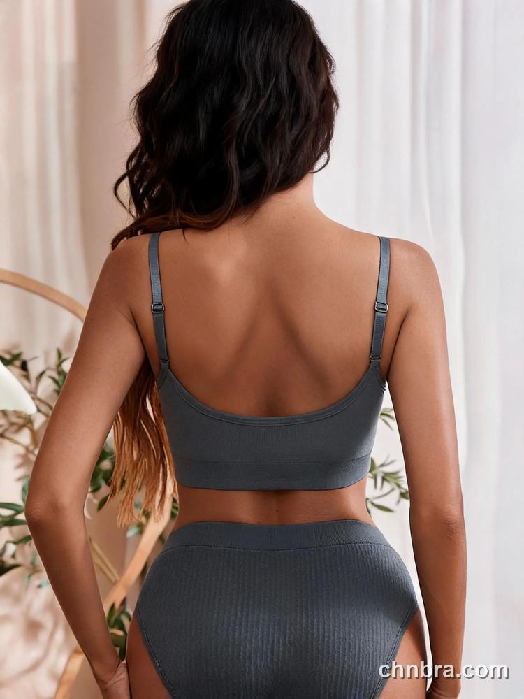Women's Seamless Scoop Neck Wire-Free Bralette, Everyday Comfort Bra – Factory Wholesale 7