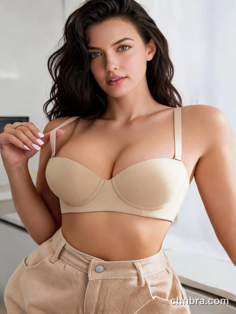 Nude Multiway Balconette Bra, Halter, Criss-Cross & Strapless Wear, for Wedding & Evening Dress – OEM / ODM Lingerie Manufacturer 4