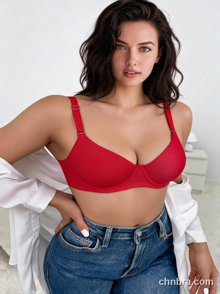 Wholesale Women's Textured T-Shirt Bra with Wide Side Wings, Everyday Underwire Contour Bra – Direct from Factory 12