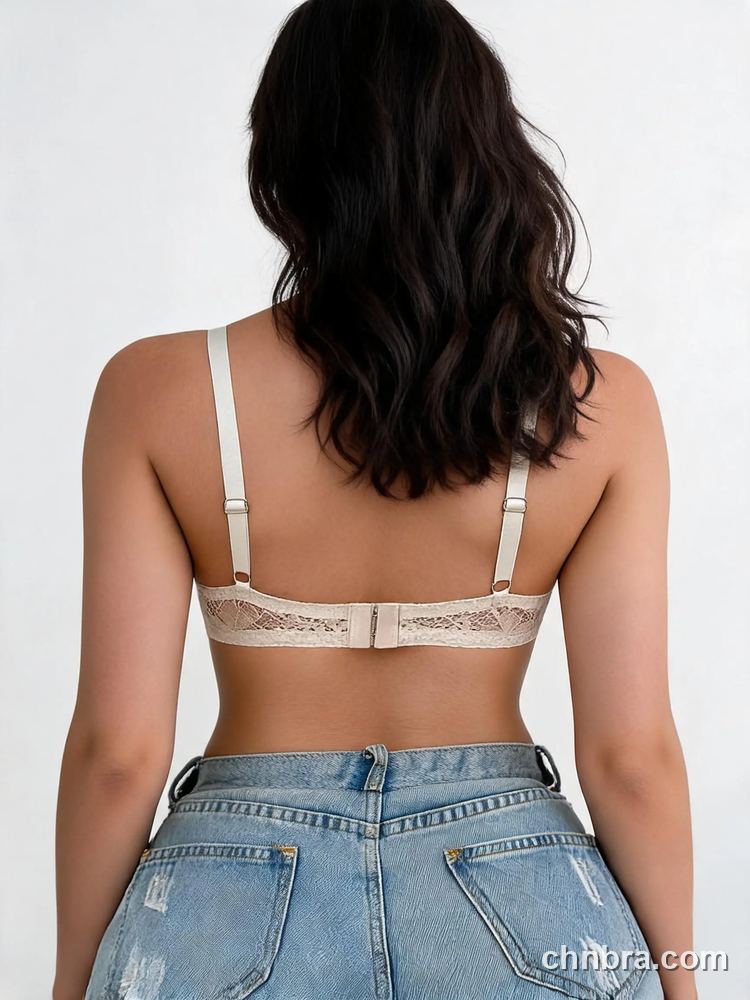 Floral Lace Push-Up T-Shirt Bra, Underwire Contour Bra – Bulk Wholesale, Private Label Bra Supplier 2