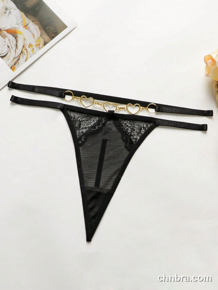 Women's Black Sheer Mesh G-String – Wholesale Panties Manufacturing Factory