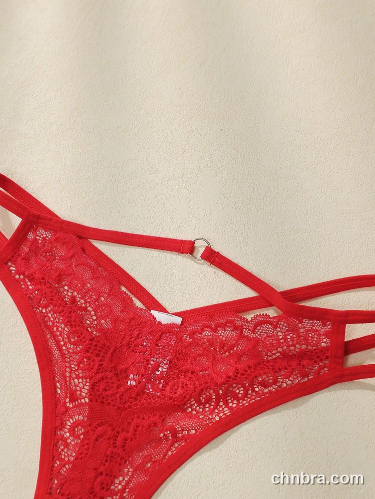 Black Floral Lace Strappy Thong – Bulk Wholesale, Lingerie Supplier 36