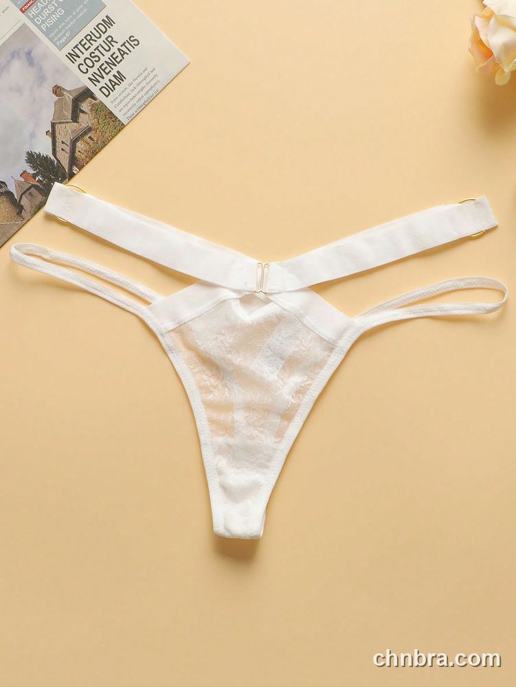 White Sheer Lace G-String – Bulk Wholesale, Lingerie Supplier