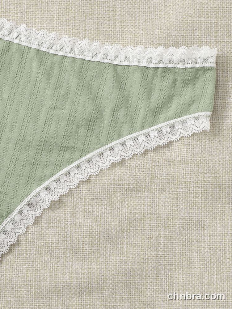 Custom Ribbed Cotton Thong 4-Pack Panties – Wholesale Direct from Factory 4